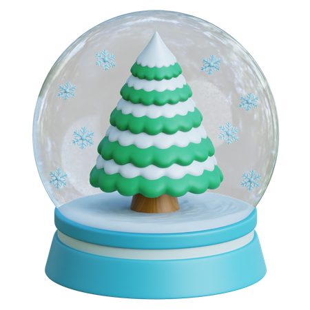 Snow Globe  3D Icon