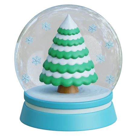 Snow Globe  3D Icon