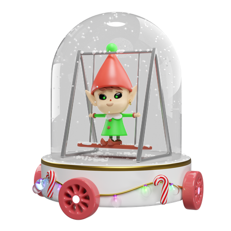 Snow Globe  3D Icon