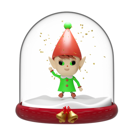 Snow Globe  3D Icon