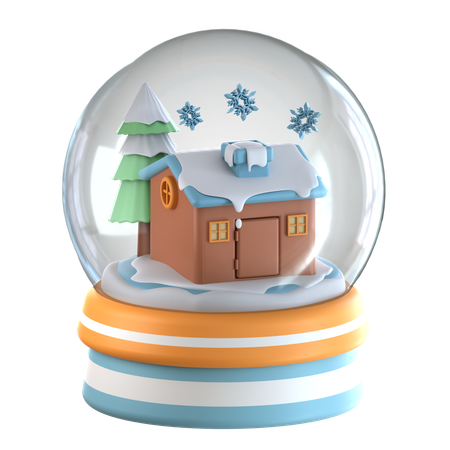 Snow Globe  3D Icon