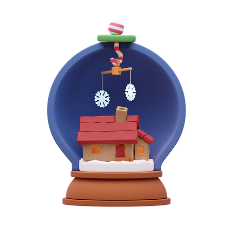 Snow Globe  3D Icon
