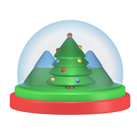 Snow Globe  3D Icon