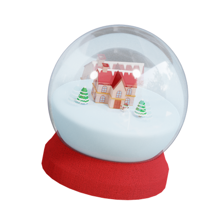 Snow Globe  3D Icon