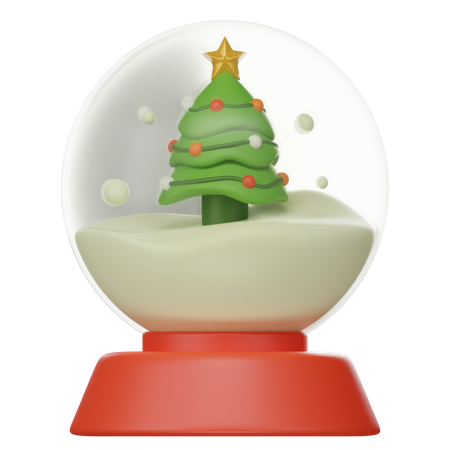 Snow Globe  3D Icon