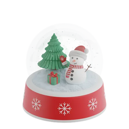Snow Globe 3D Icon