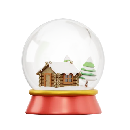 Snow Globe 3D Icon