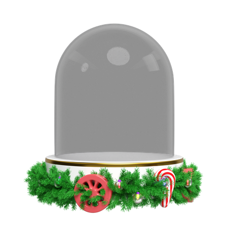 Snow Globe Empty  3D Icon