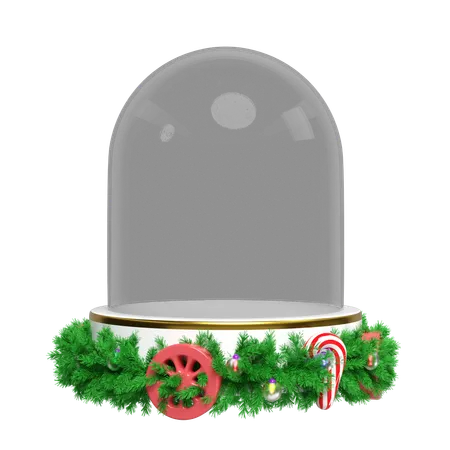 Snow Globe Empty  3D Icon