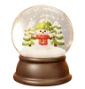 Snow Globe With Snowman