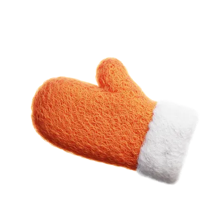 Snow Gloves 3 D Icon 3D Icon