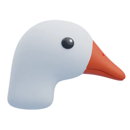 Snow Goose  3D Icon
