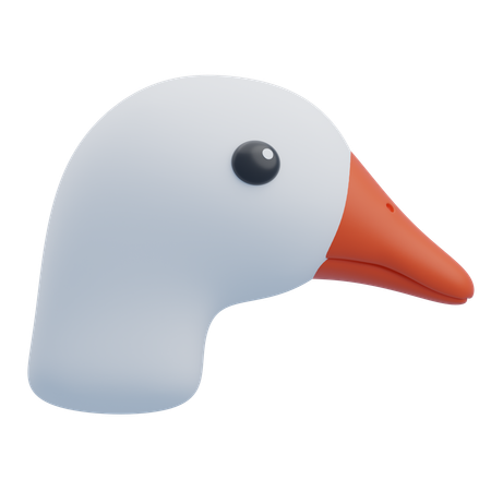 Snow Goose  3D Icon