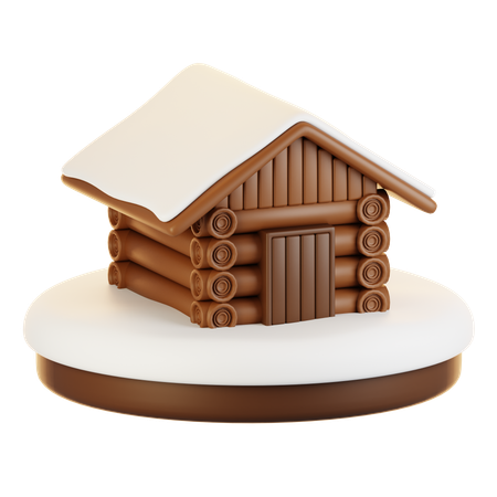 Snow home  3D Icon