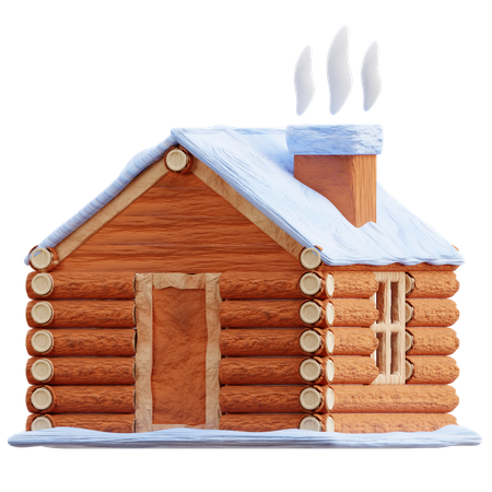 Snow Home  3D Icon