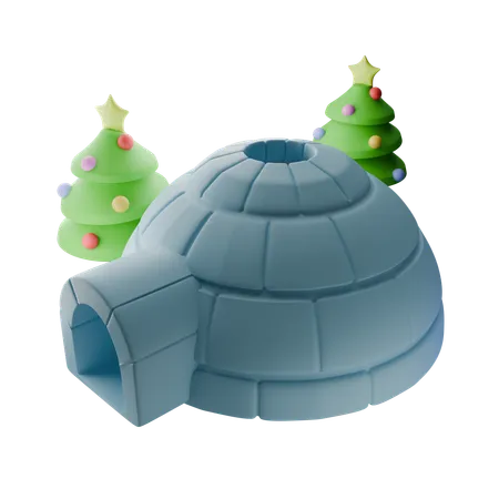 Snow House  3D Icon