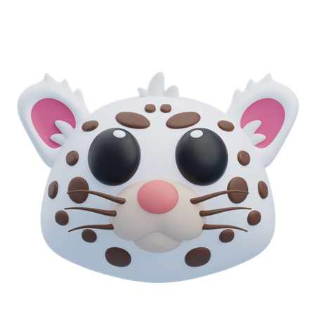 Snow Leopard  3D Icon