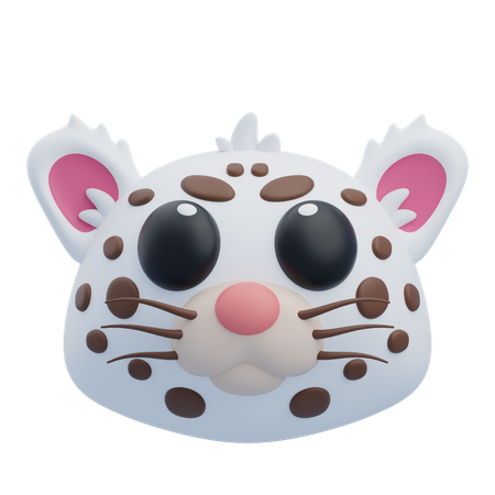 Snow Leopard  3D Icon