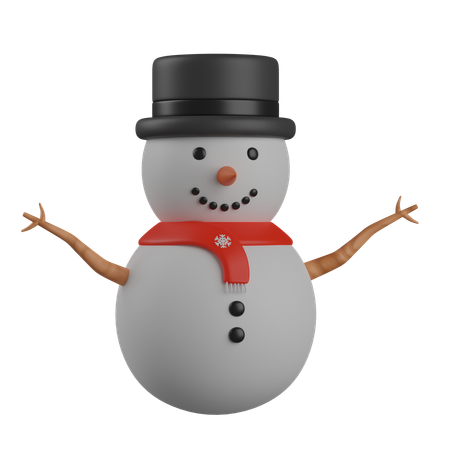 Snow man  3D Icon