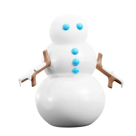 Snow man  3D Icon