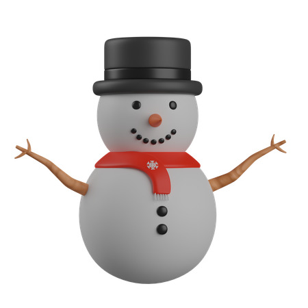 Snow man  3D Icon