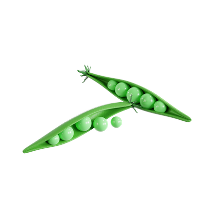 Snow peas  3D Icon