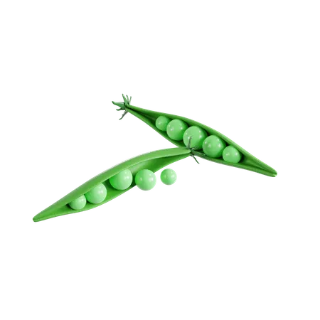 Snow peas  3D Icon