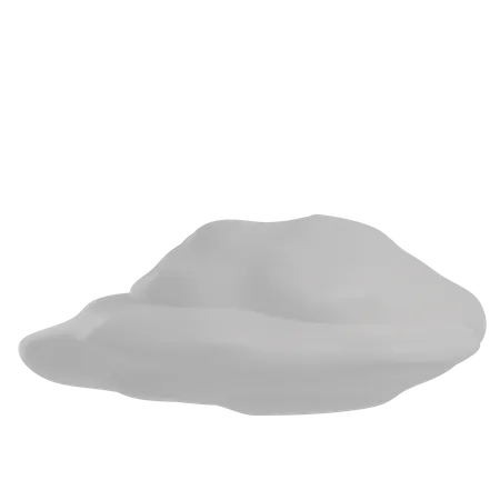 Snow Pile  3D Illustration