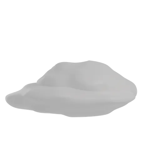 Snow Pile 3D Illustration