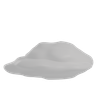 3d snow stone logo