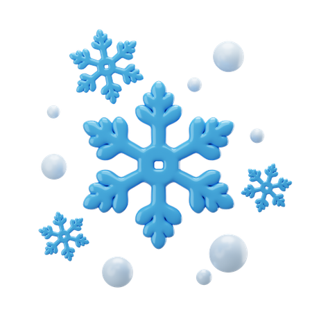 Snow Rains  3D Icon