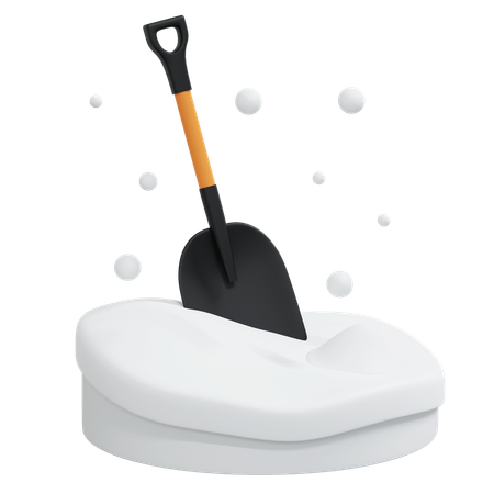 Snow Scoop  3D Icon