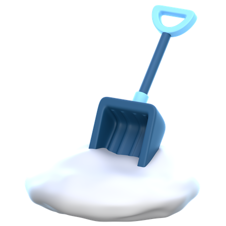 Snow Shovel  3D Icon