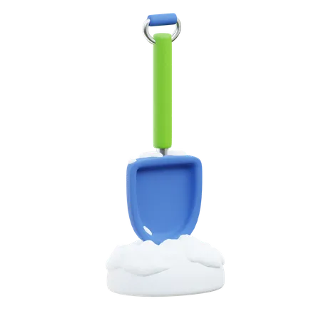 Snow Shovel  3D Icon