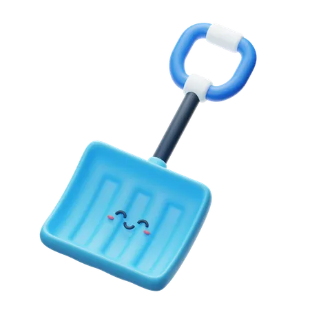 Snow Shovel  3D Icon