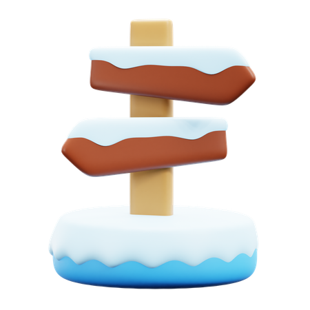 Snow Sign  3D Icon