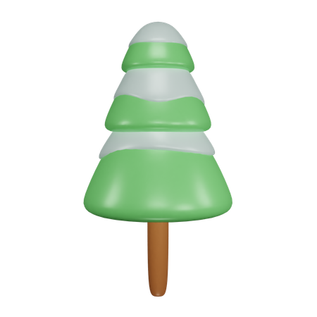 Snow Tree  3D Icon