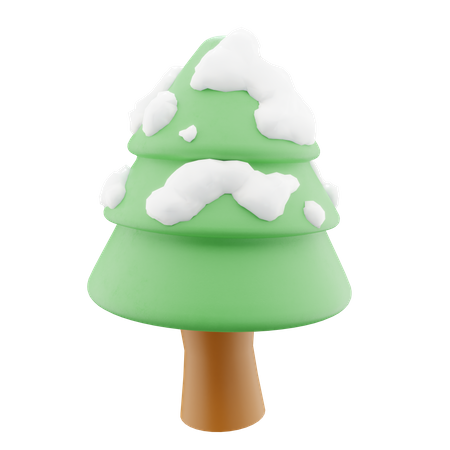 Snow Tree  3D Icon