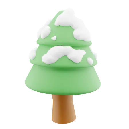 Snow Tree  3D Icon