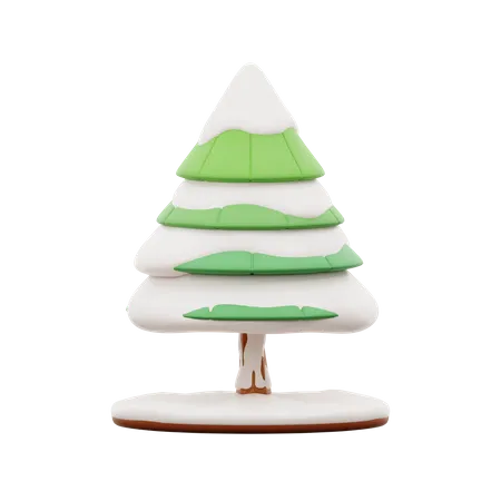 Snow Tree  3D Icon