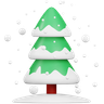 free 3d snow tree 