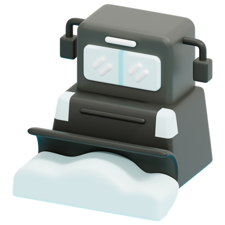 Snow Truck  3D Icon