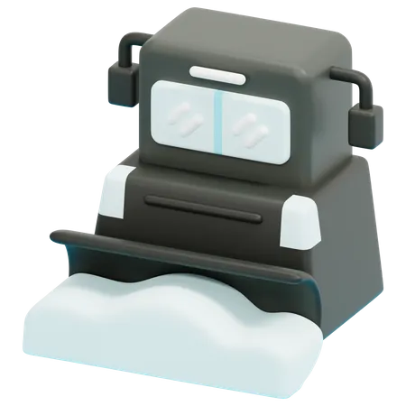 Snow Truck  3D Icon