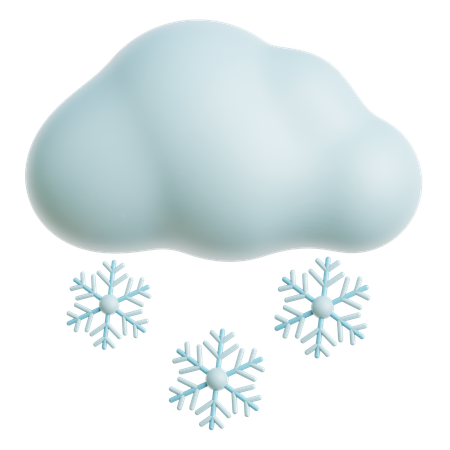 Snow Weather  3D Icon