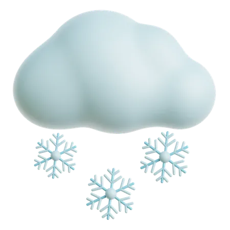 Snow Weather  3D Icon