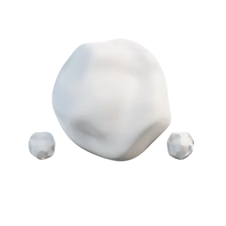 Snowball  3D Illustration