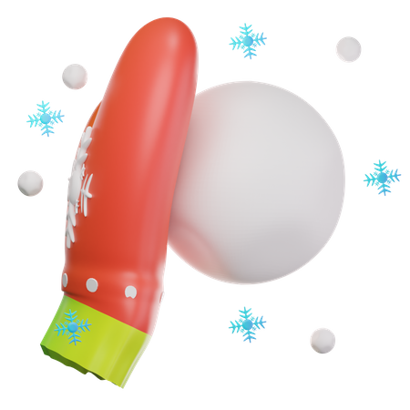 Snowball 3D Icon