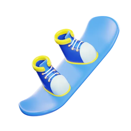 SNOWBOARD  3D Icon