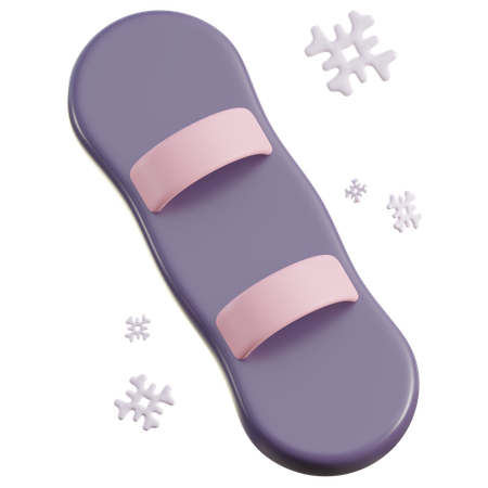 Snowboard  3D Icon