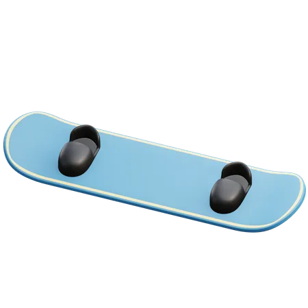 Snowboard 3 D Illustration With Transparent Background 3D Icon